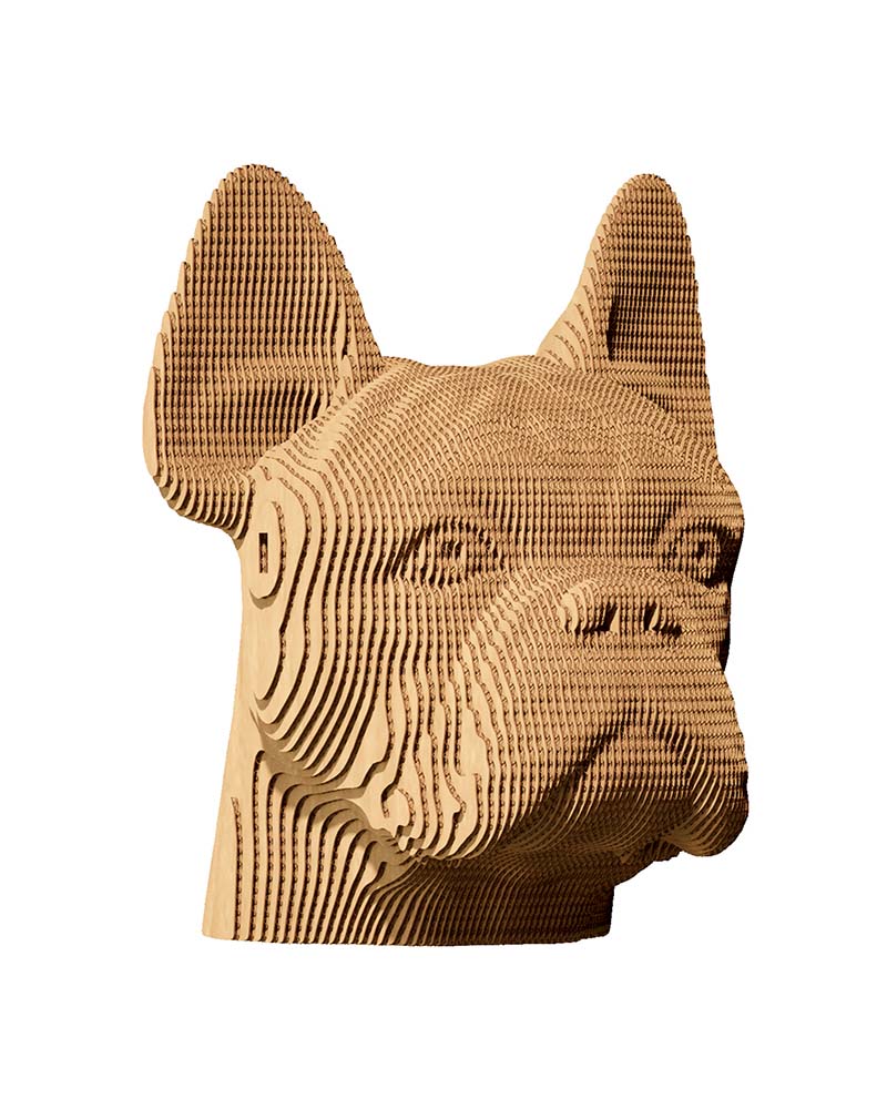 Puzzle bulldog cartonic
