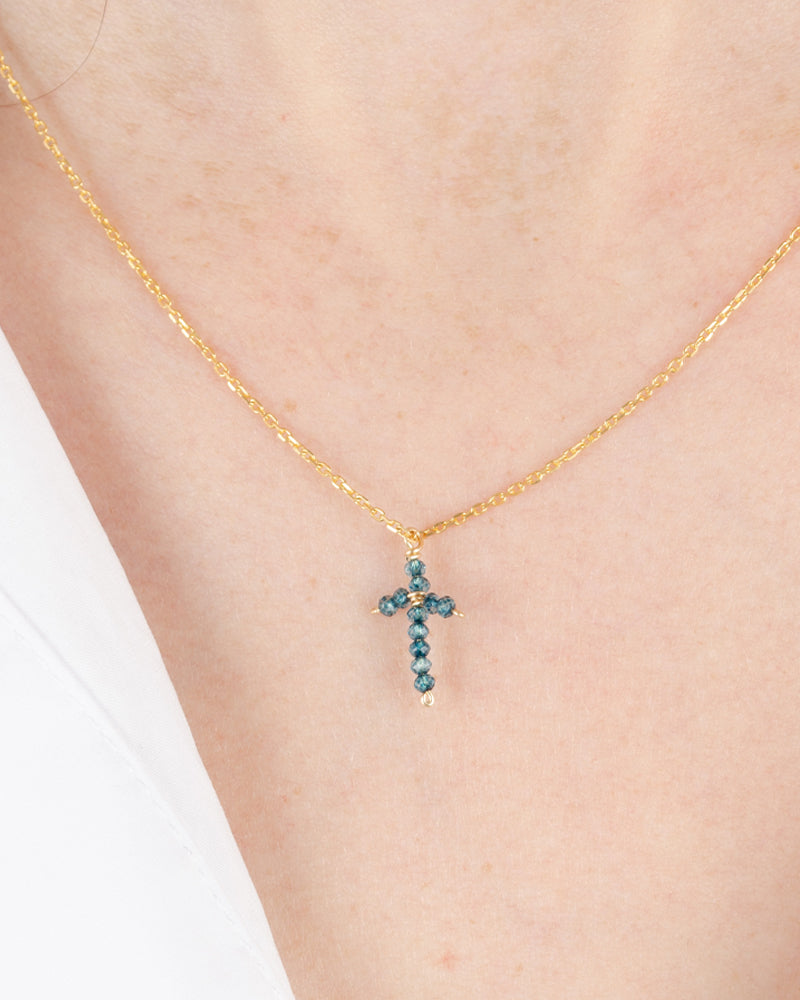 Collier croix sophie deschamps