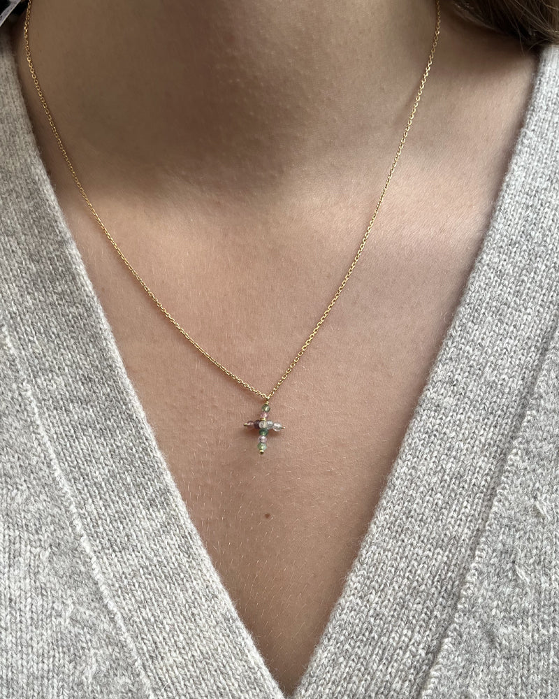 Collier croix sophie deschamps