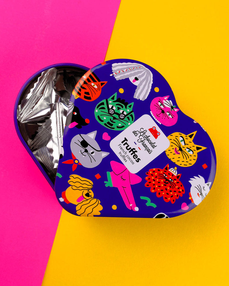 Epicerie LE CHOCO DES FRANC - Coffret coeur truffes le chocolat des francais