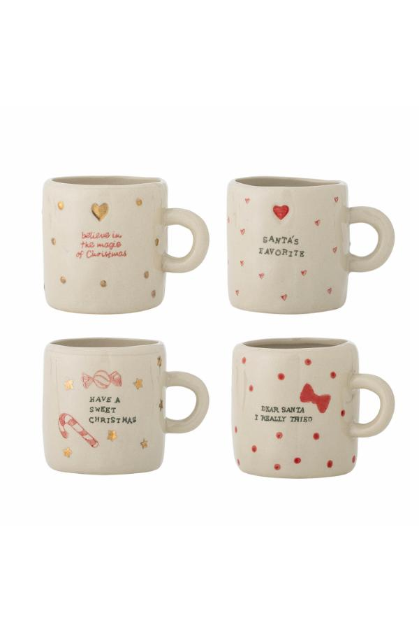 Set 4 tasses christy