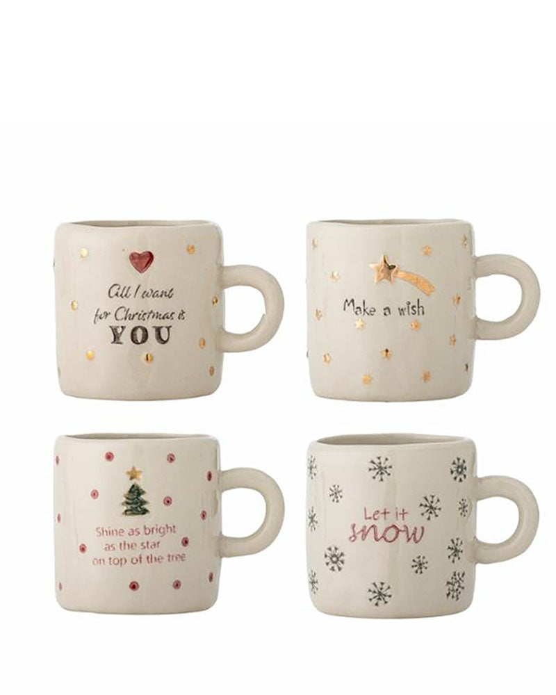 Set 4 tasses christy