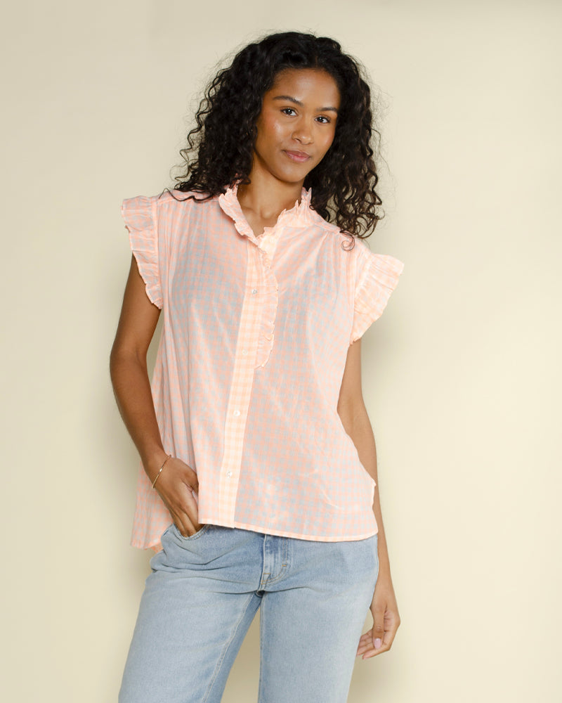 Chemise carreaux fluo bellerose