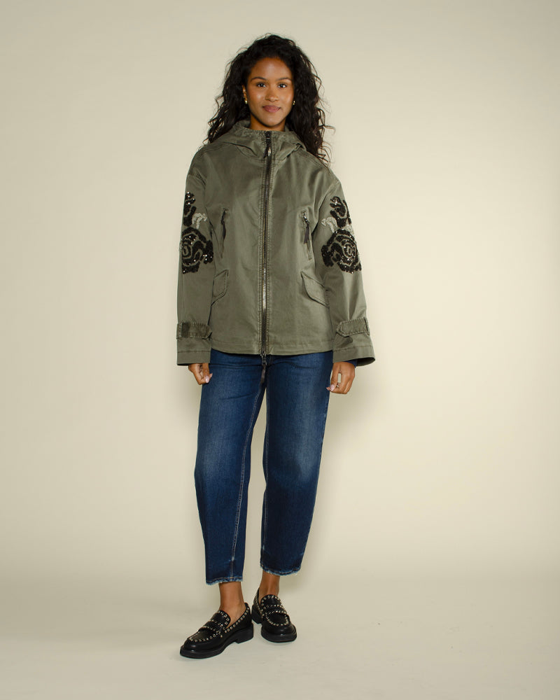 Parka blonde n8