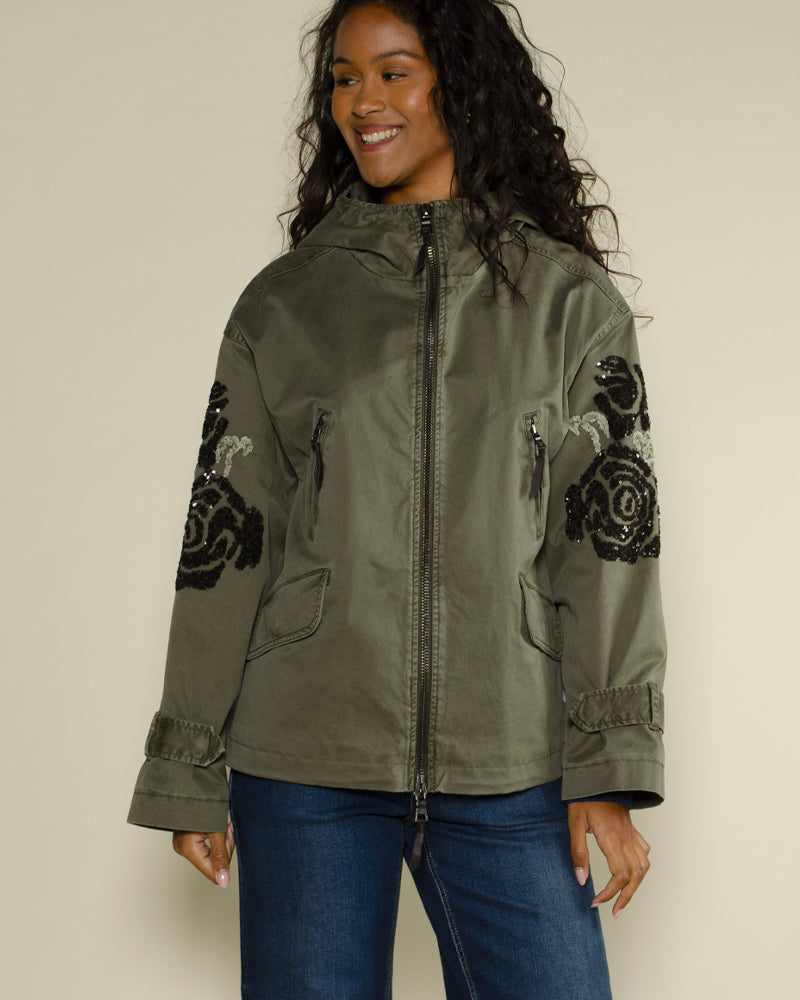 Parka blonde n8