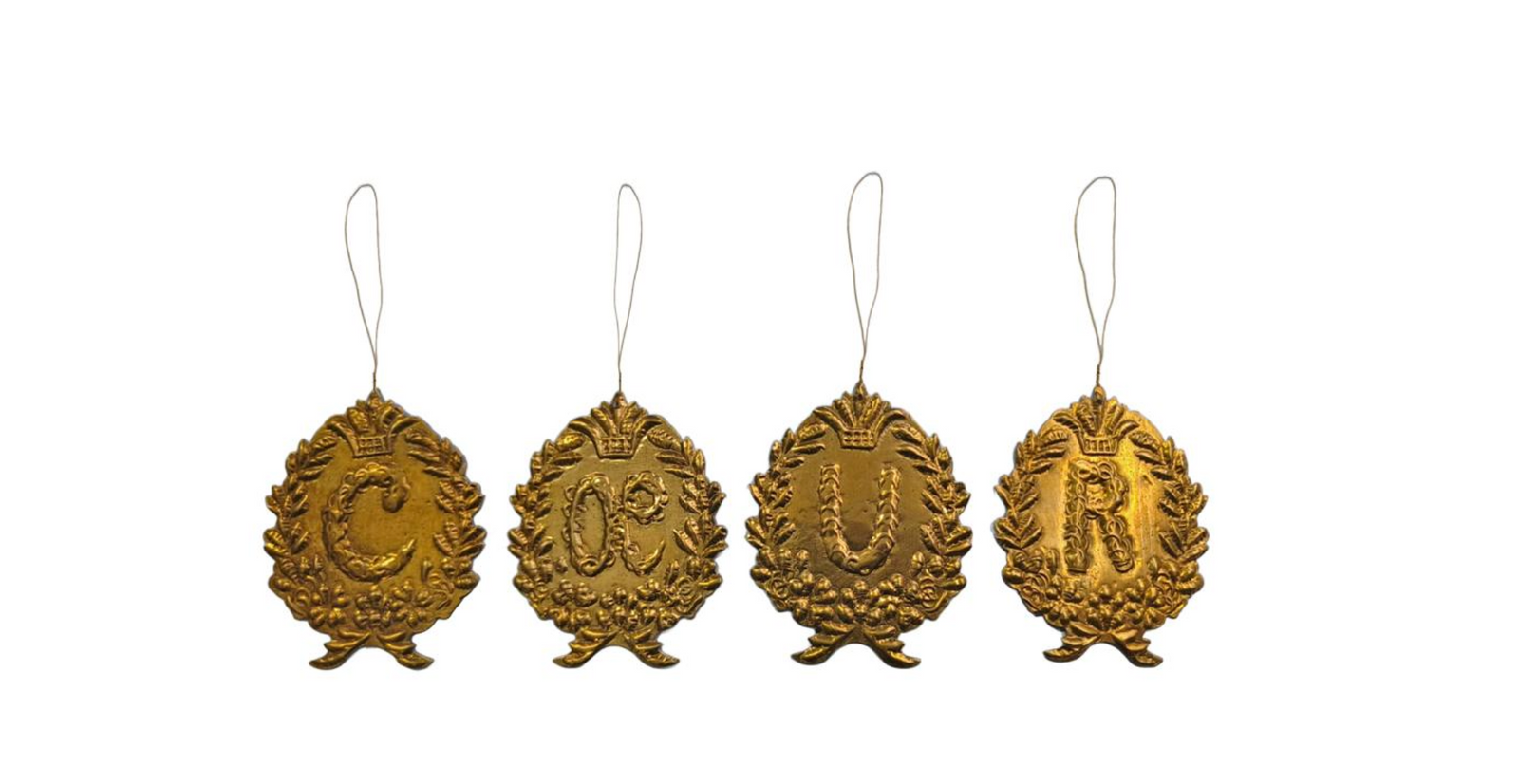 Pampille coeur lot de 4 boncoeurs