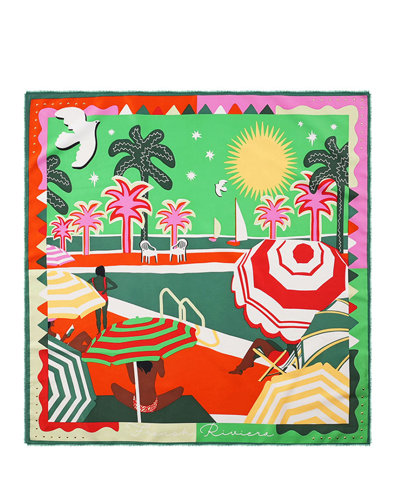 Echarpes & Foulards WILD - Foulard big 130x130 wild by amenapih