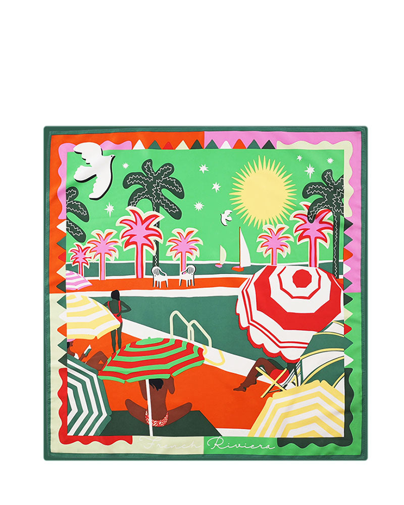 Foulard medium 65x65 wild by amenapih