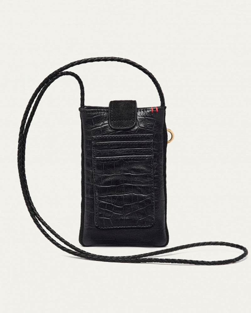 Porte telephone noir claris virot