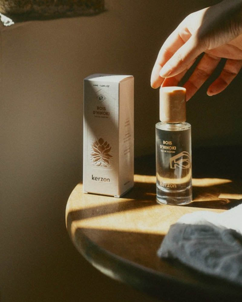 Eau de parfum bois hinoki 50ml kerzon