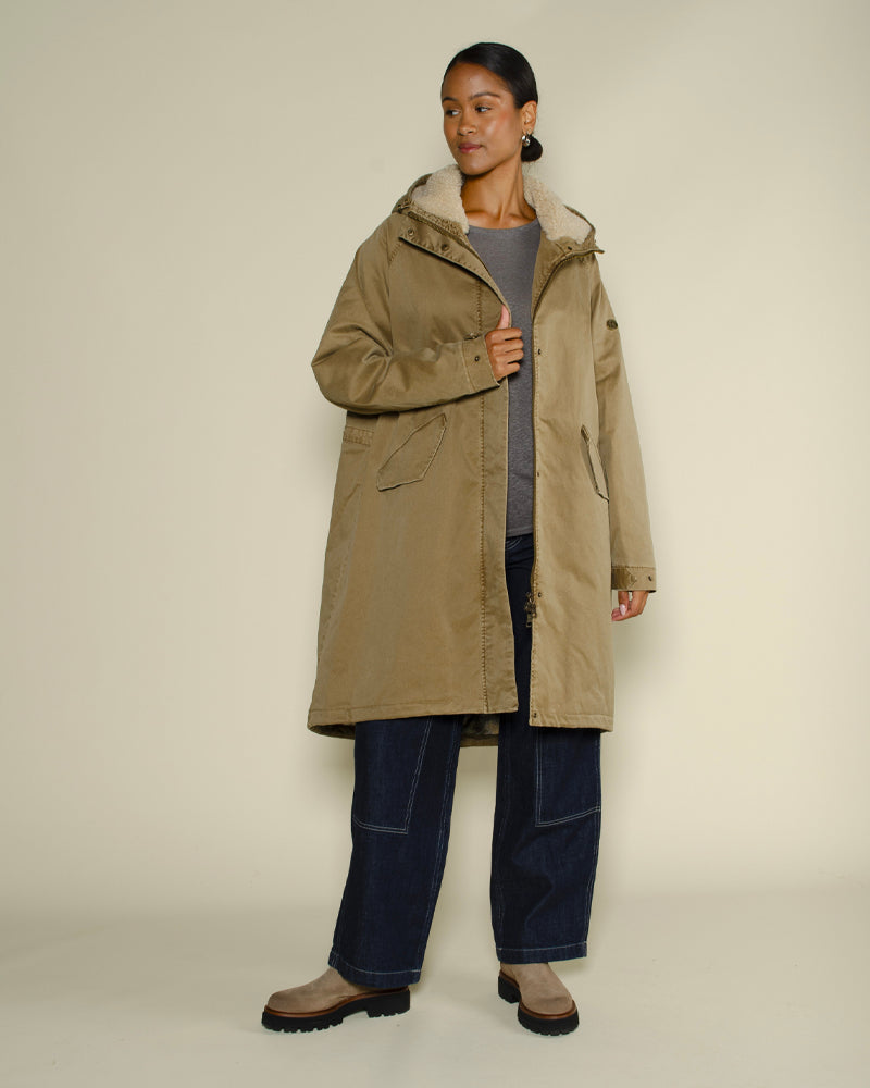 Parka blonde n8