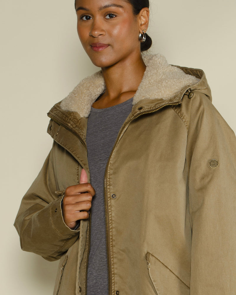 Parka blonde n8