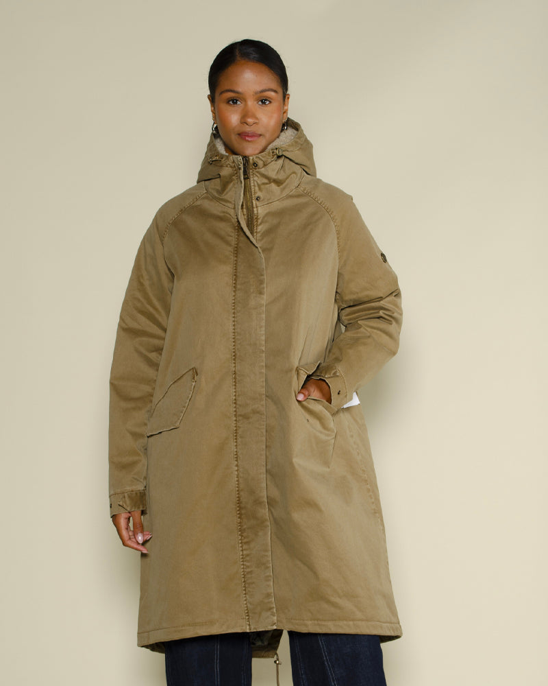 Parka blonde n8