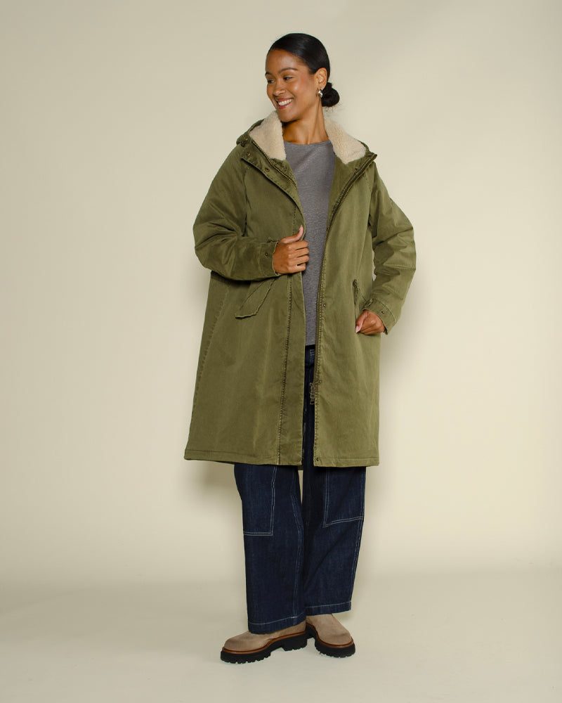Parka blonde n8