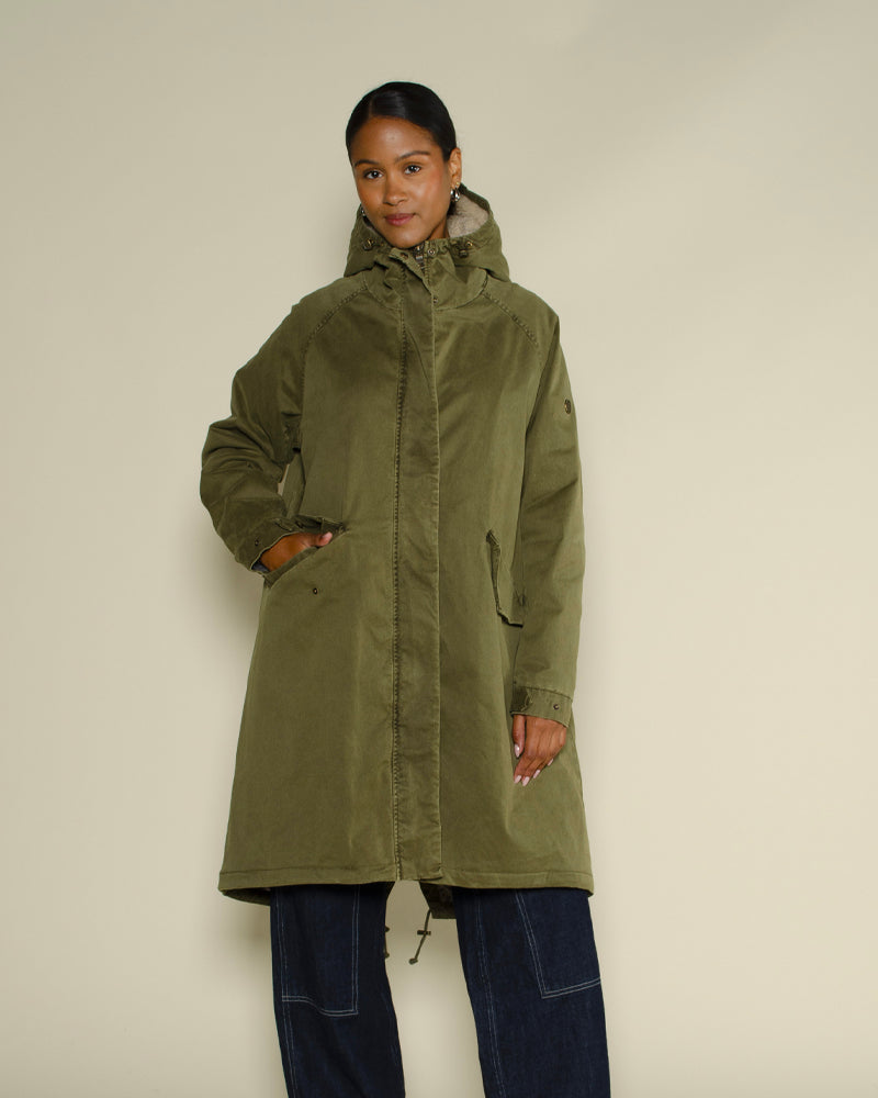 Parka blonde n8