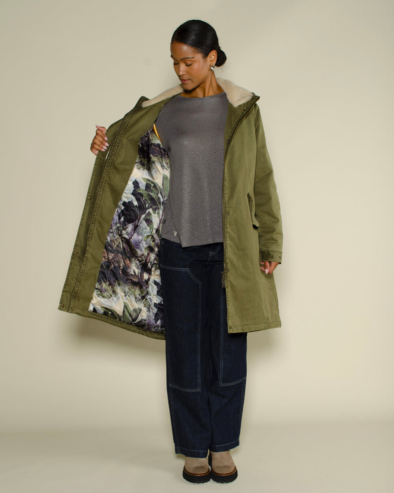 Parka blonde n8