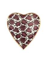 Plateau coeur rose 17,2x16,5 boncoeurs