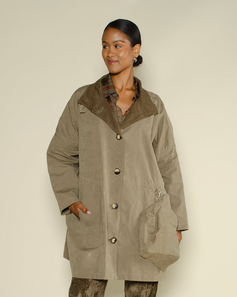 Parka chapeau pret pour partir