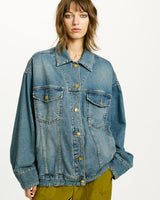 Veste jean over momoni