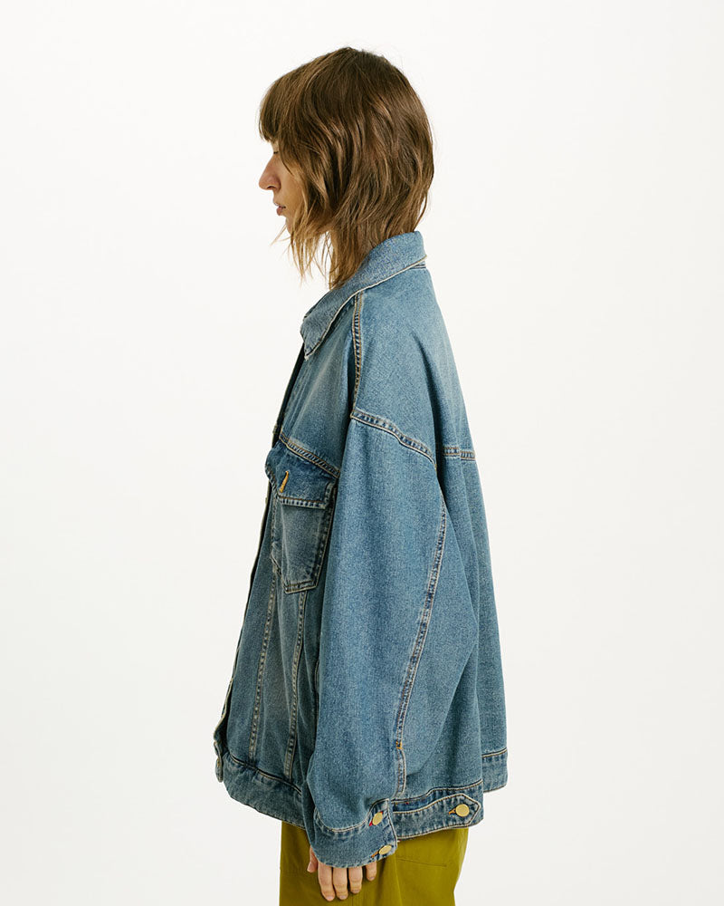 Veste jean over momoni