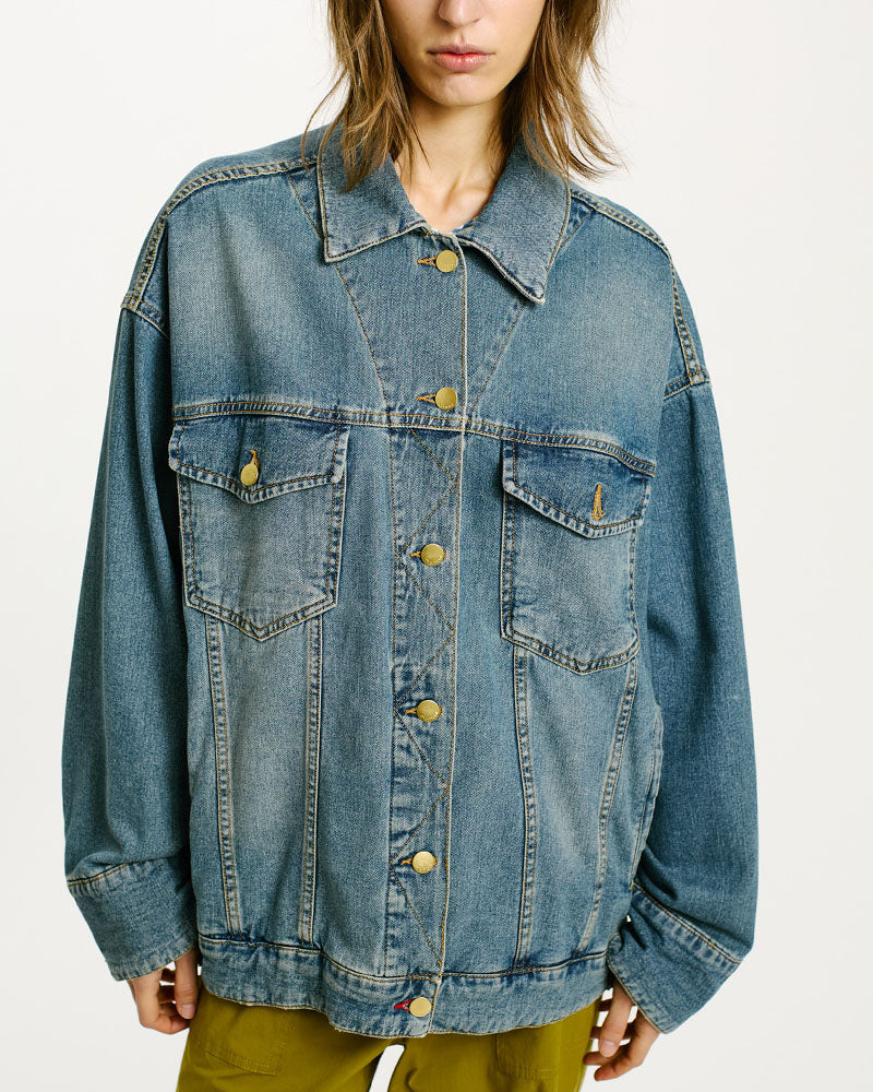 Veste jean over momoni