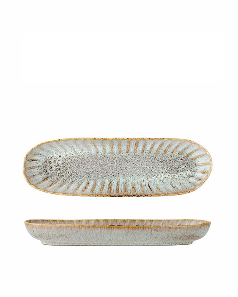 Assiette de service fleur