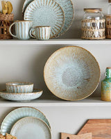 Assiette de service fleur