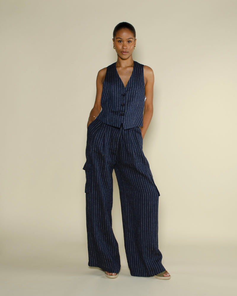 Pulls & Gilets DIEGA - Gilet raye diega