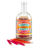 Bouteille allumettes a perfect match