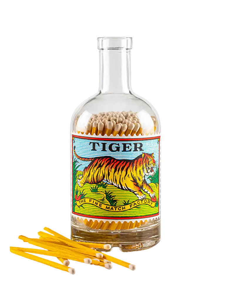 Bouteille allumettes the tiger