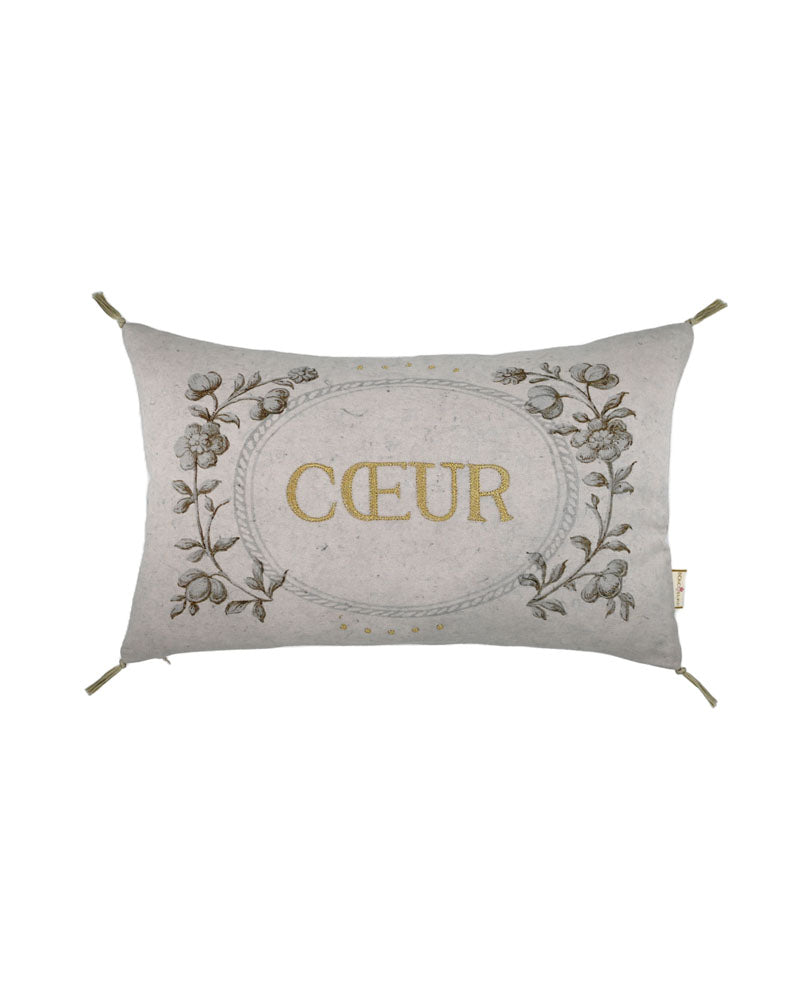 Coussin coeur boncoeurs