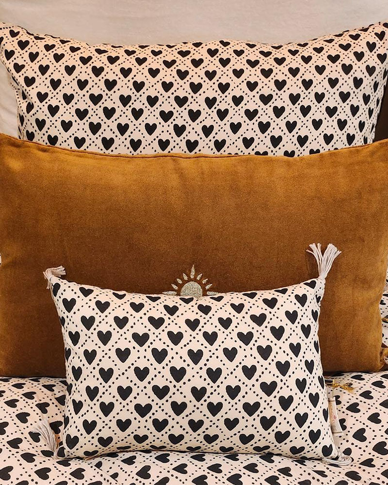 Coussin coeurs 20/30 boncoeurs