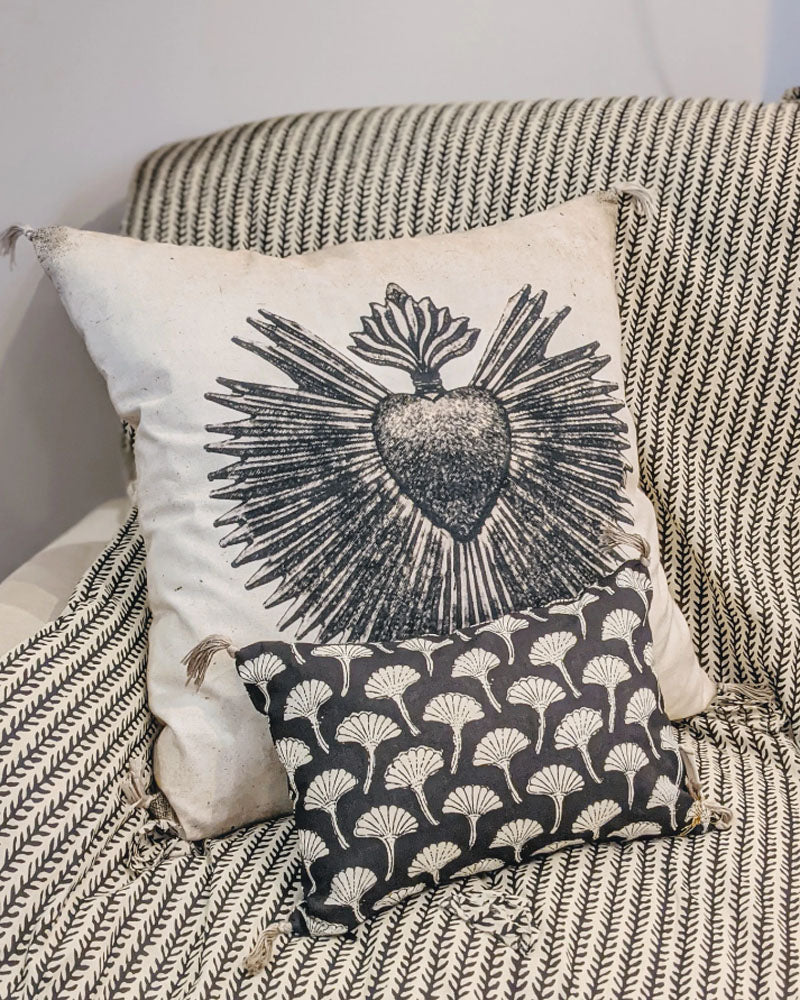 Coussin ginko 20/30 boncoeurs