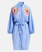 Robes & Combinaisons ESSENTIEL ANTWERP - Robe chemise rayee+seuins essentiel antwerp
