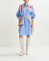 Robes & Combinaisons ESSENTIEL ANTWERP - Robe chemise rayee+seuins essentiel antwerp