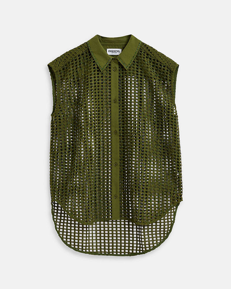 Chemise filet et strass essentiel antwerp