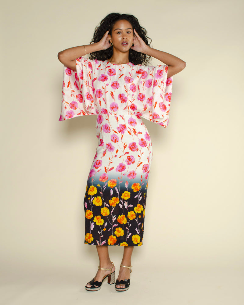 Robes & Combinaisons ESSENTIEL ANTWERP - Robe imp fleurs essentiel antwerp