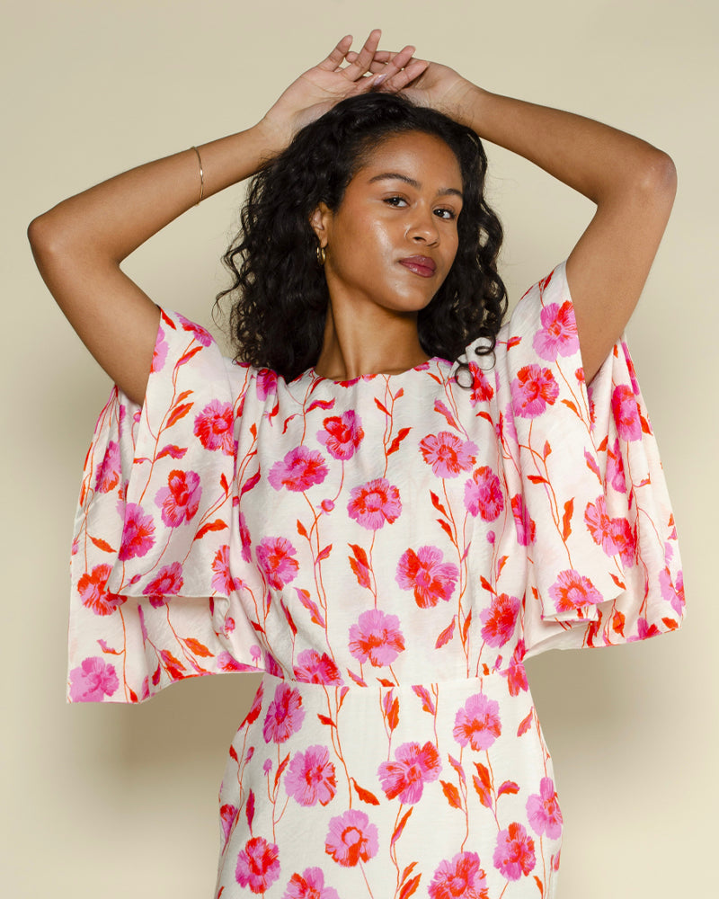 Robes &amp; Combinaisons ESSENTIEL ANTWERP - Robe imp fleurs essentiel antwerp