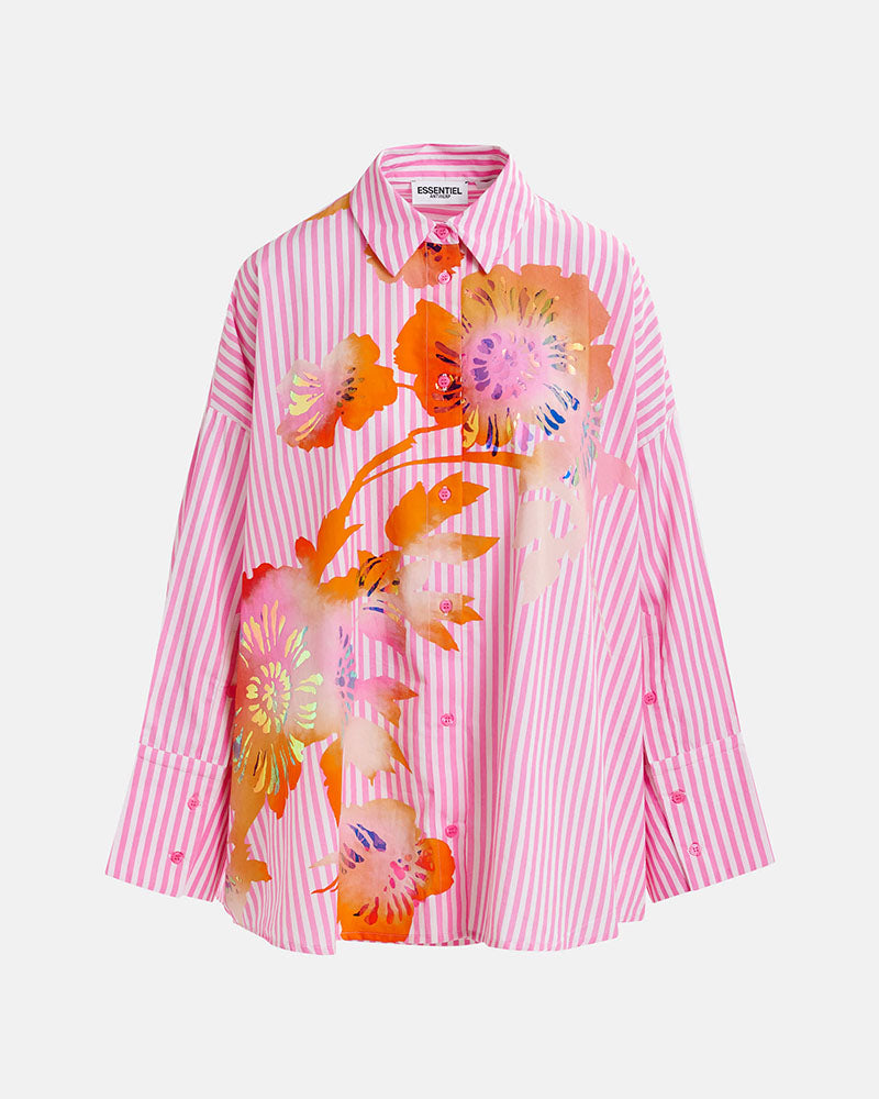 Chemises ESSENTIEL ANTWERP - Chemise rayee fleurs essentiel antwerp