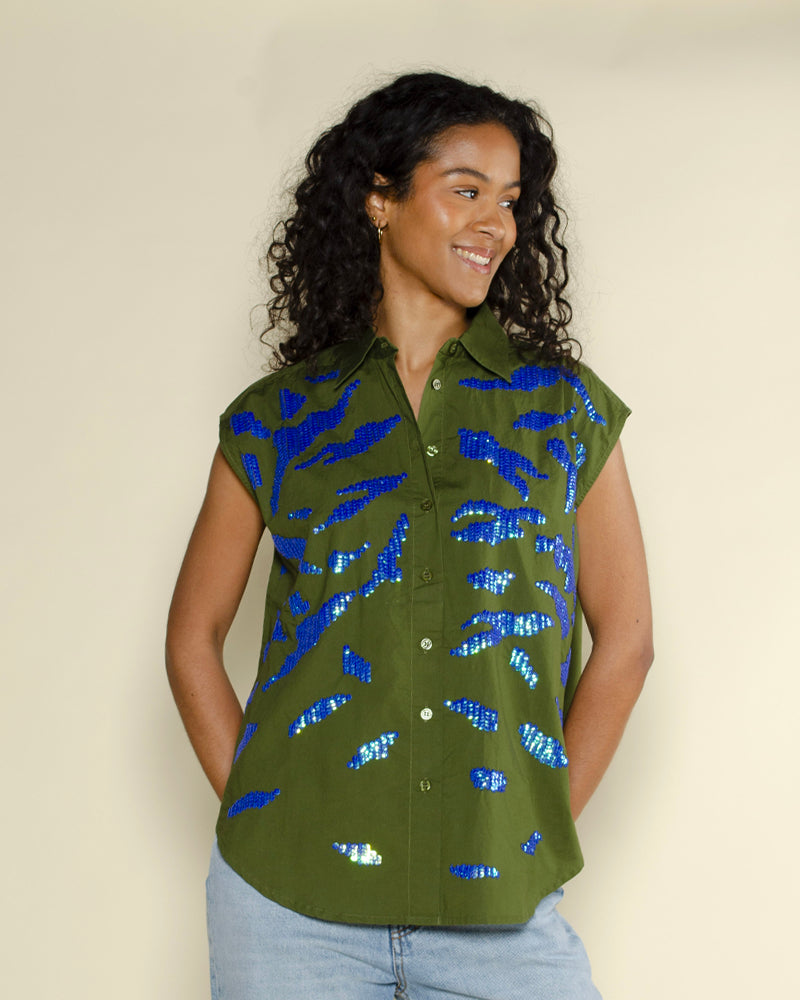 Chemises ESSENTIEL ANTWERP - Chemise sequin essentiel antwerp