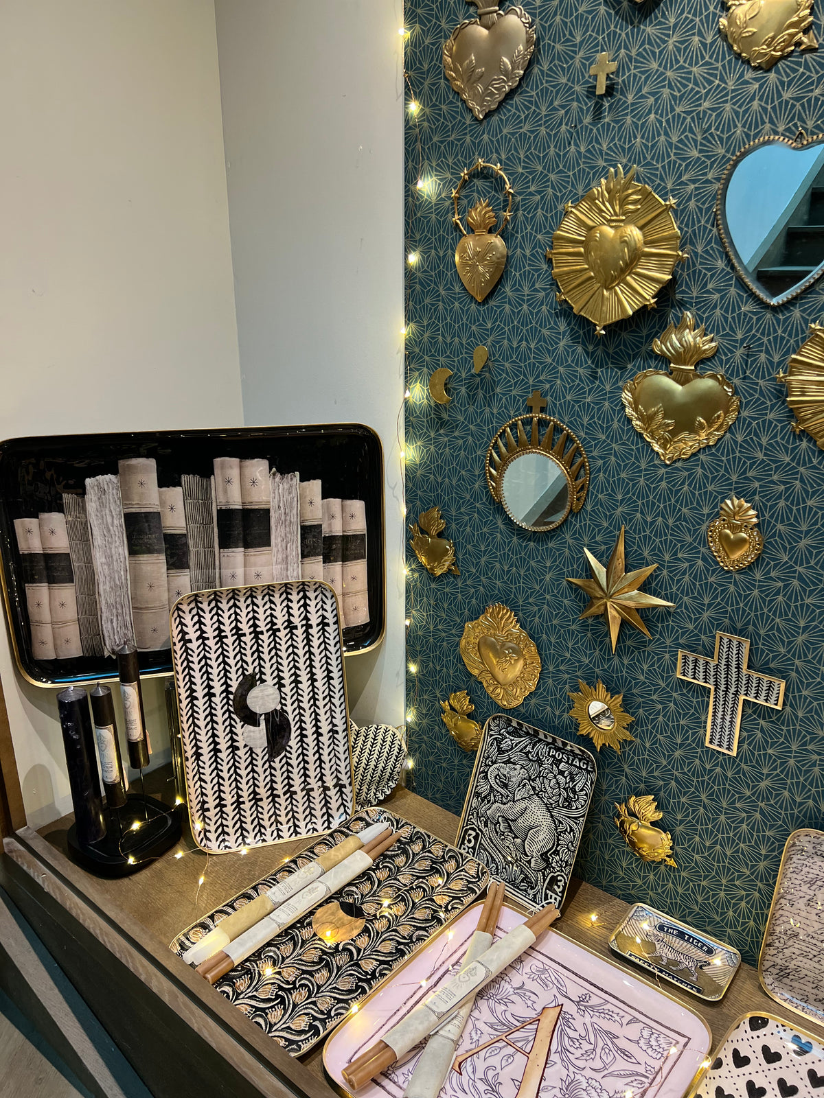 Plateau reception ex-libris 58x40 boncoeurs