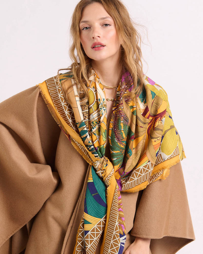 Foulard jardin d'hiver