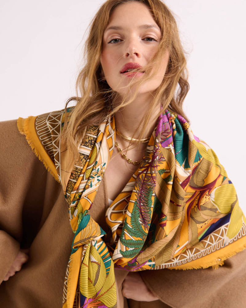 Foulard jardin d'hiver