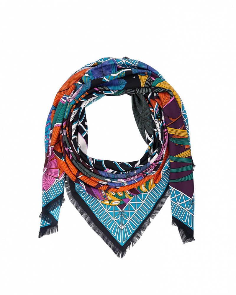 Foulard jardin d'hiver