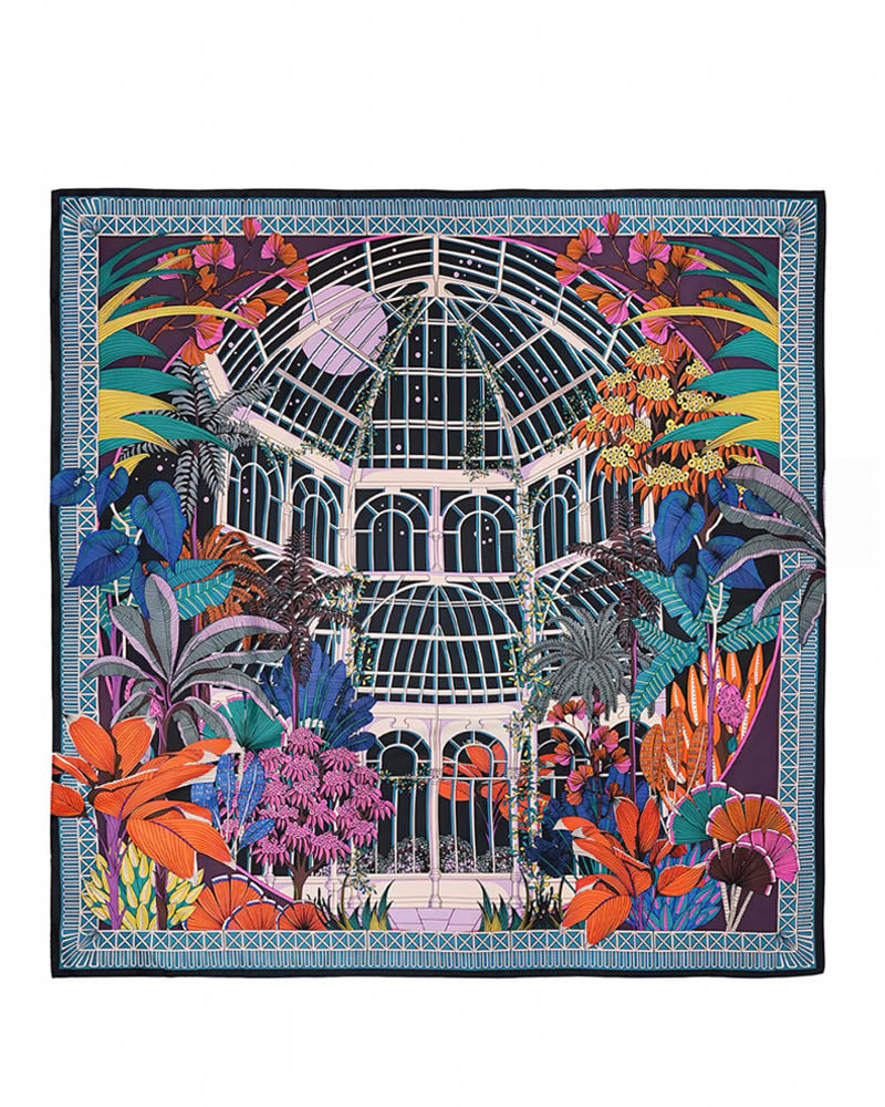 Foulard jardin d'hiver