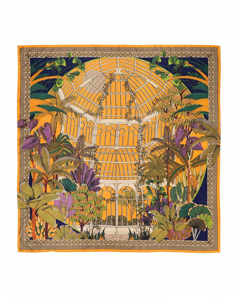 Foulard jardin d'hiver