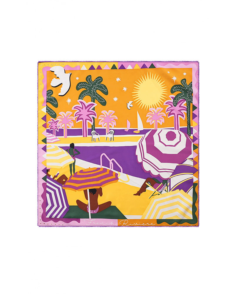 Foulard medium 65x65 wild by amenapih