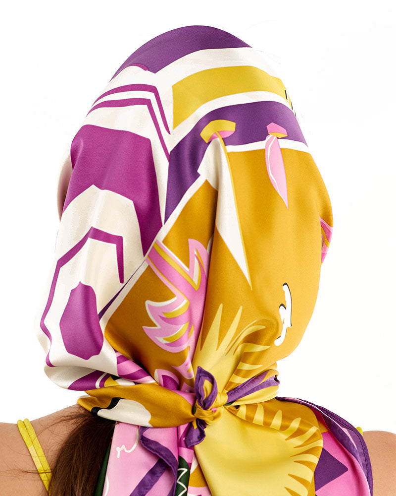 Foulard medium 65x65 wild by amenapih