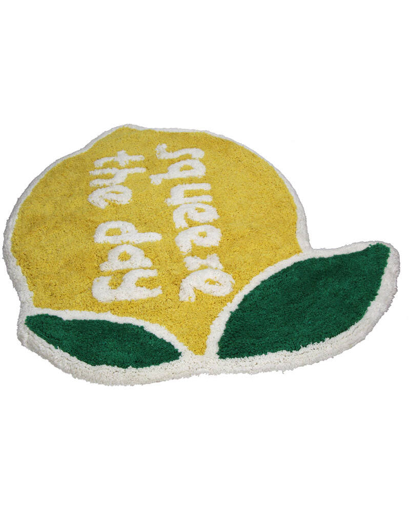 Tapis de bain citron kersten