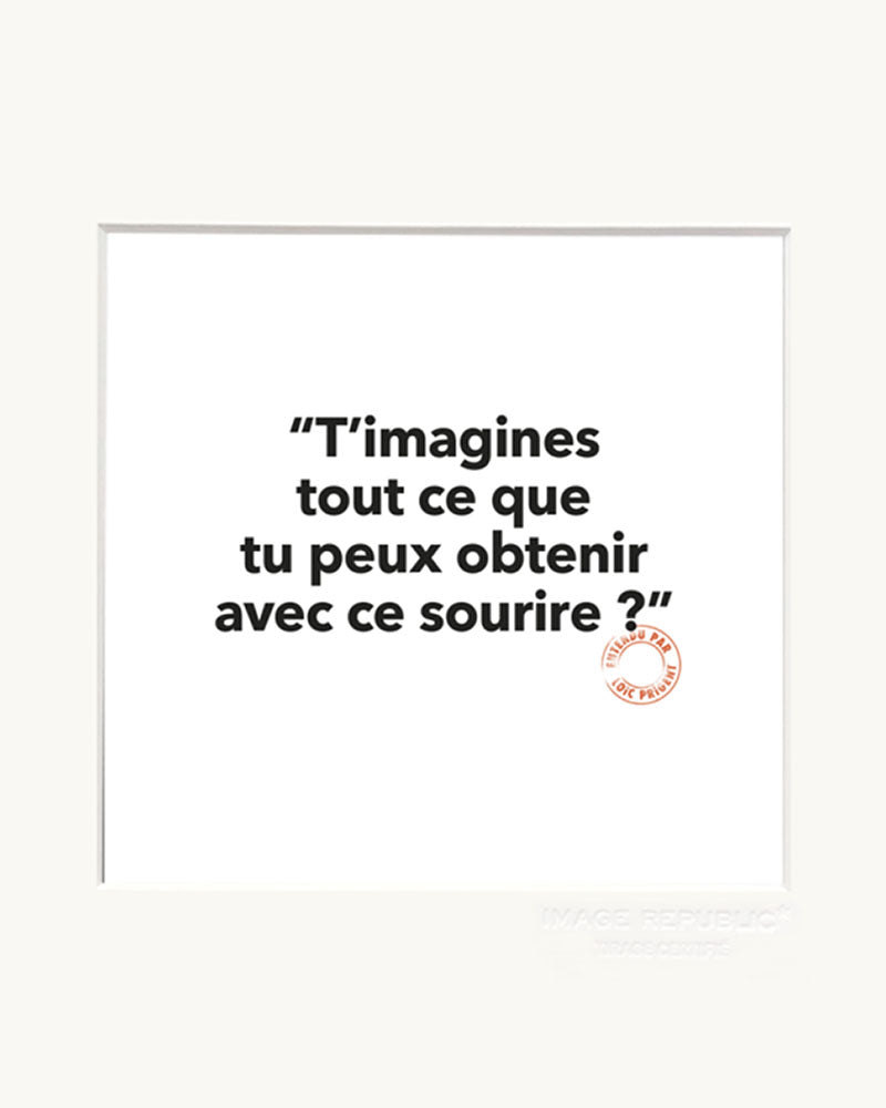 Affiche t'imagines 22x22
